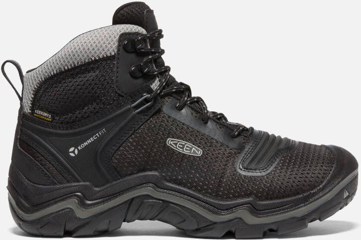 Keen Men's Waterproof Durand Evo Wide Boot Size 11.5 In Black Magnet