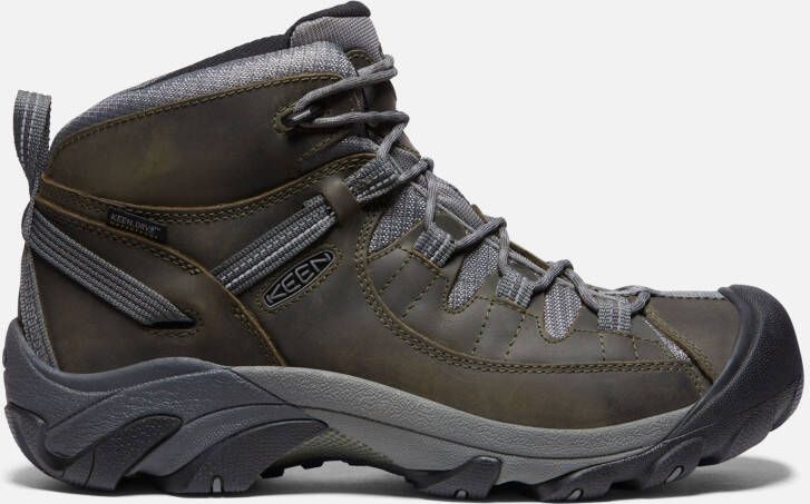 Keen Men's Waterproof Targhee II Mid Boots Size 11.5 In Steel Grey Magnet
