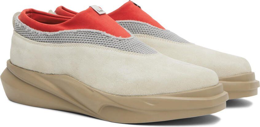 1017 ALYX 9SM Beige  Red Mono Sneakers - Picture 2