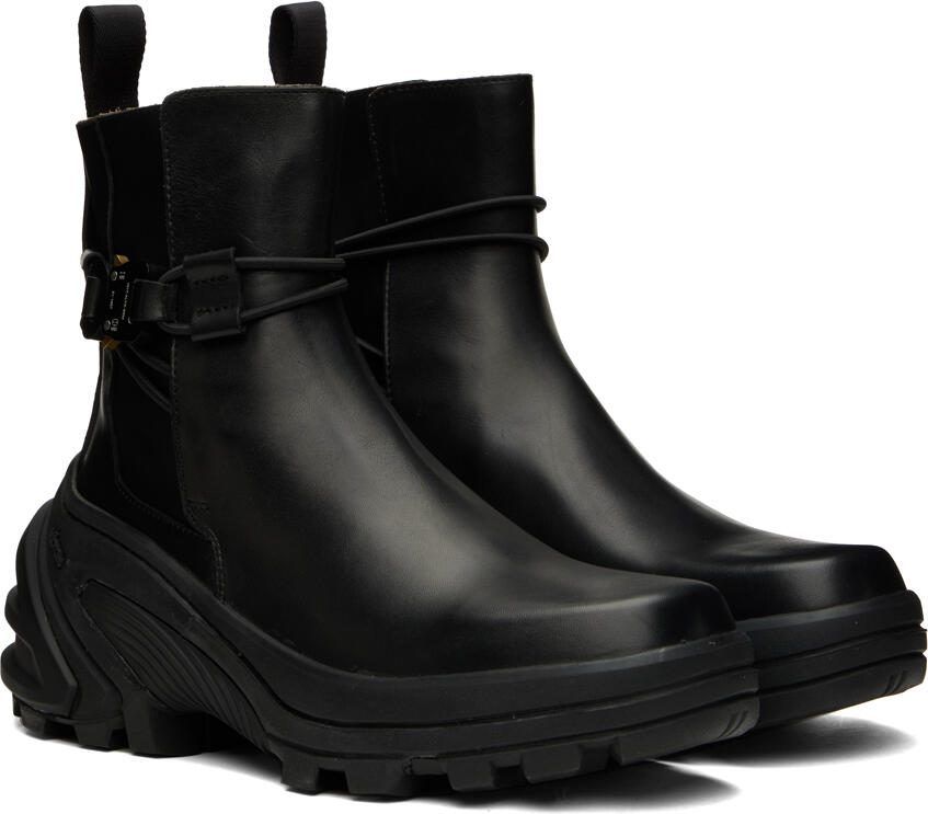 1017 ALYX 9SM Black Buckle Chelsea Boots - Picture 2