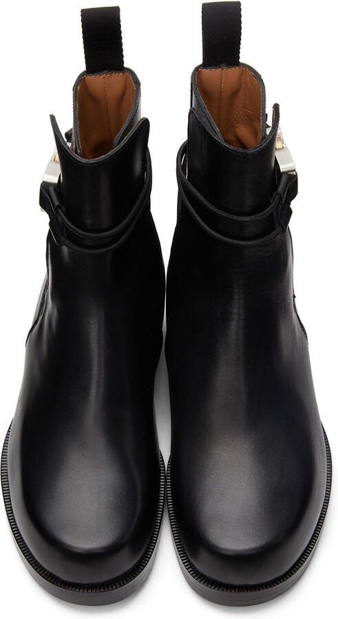 1017 ALYX 9SM Black Buckle Chelsea Boots - Picture 4