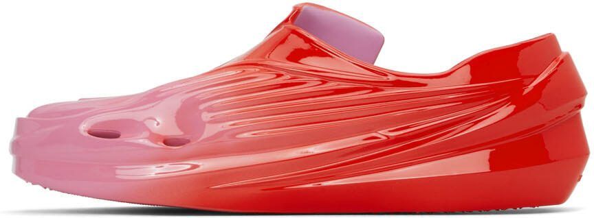 1017 ALYX 9SM Red  Pink Mono Slip-On Sneakers - Picture 3