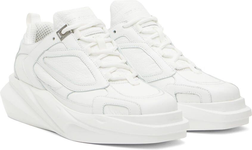1017 ALYX 9SM White Mono Hiking Sneakers - Picture 2