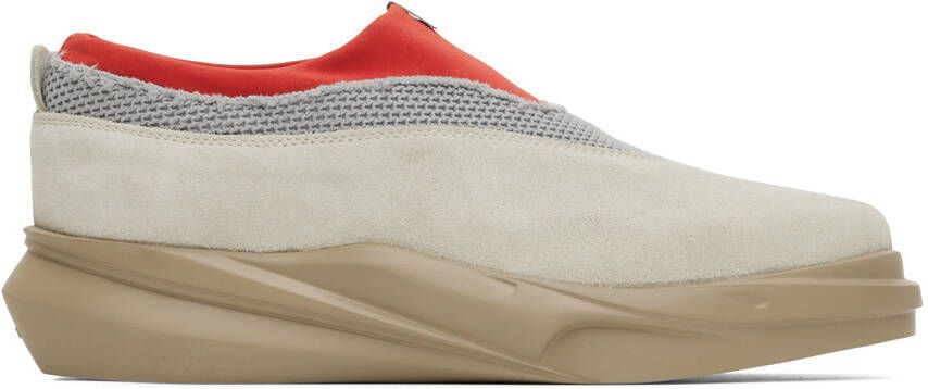1017 ALYX 9SM Beige  Red Mono Sneakers - Picture 5