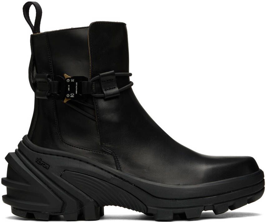 1017 ALYX 9SM Black Buckle Chelsea Boots - Picture 5