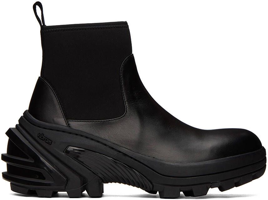 1017 ALYX 9SM Black Elasticized Boots - Picture 5