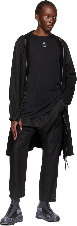 11 by Boris Bidjan Saberi Black  Navy Salomon Edition Bamba 2 GTX High Sneakers - Picture 4