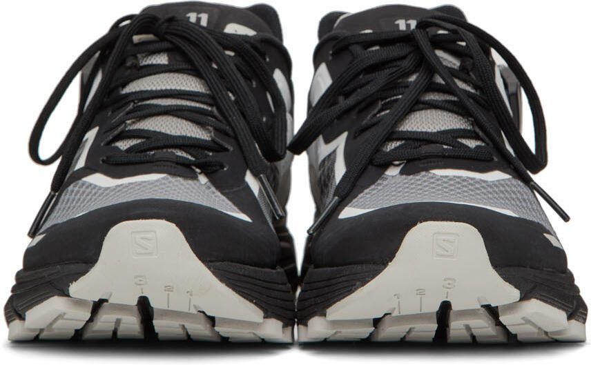11 by Boris Bidjan Saberi Black  White Salomon Edition 11S Bamba 6 Sneakers - Picture 2