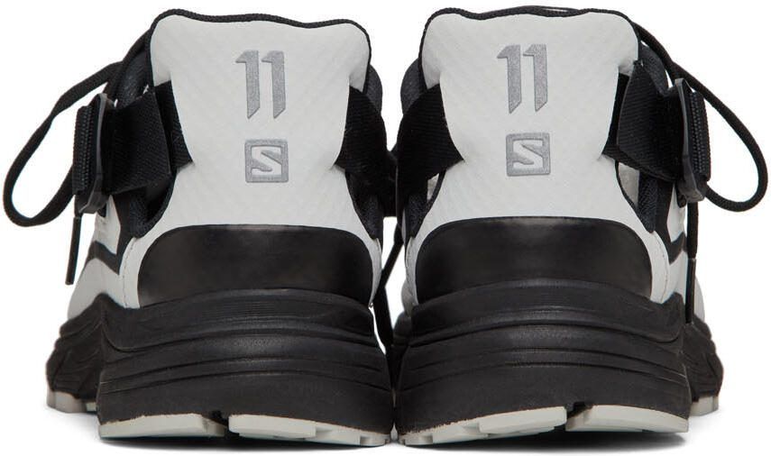 11 by Boris Bidjan Saberi Black  White Salomon Edition 11S Bamba 6 Sneakers - Picture 3