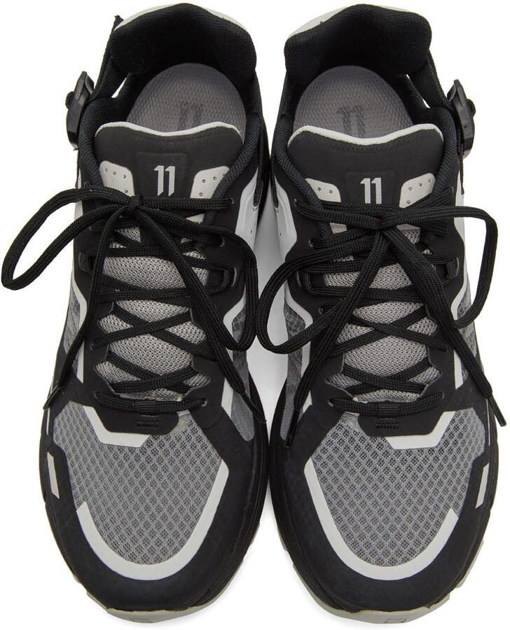 11 by Boris Bidjan Saberi Black  White Salomon Edition 11S Bamba 6 Sneakers