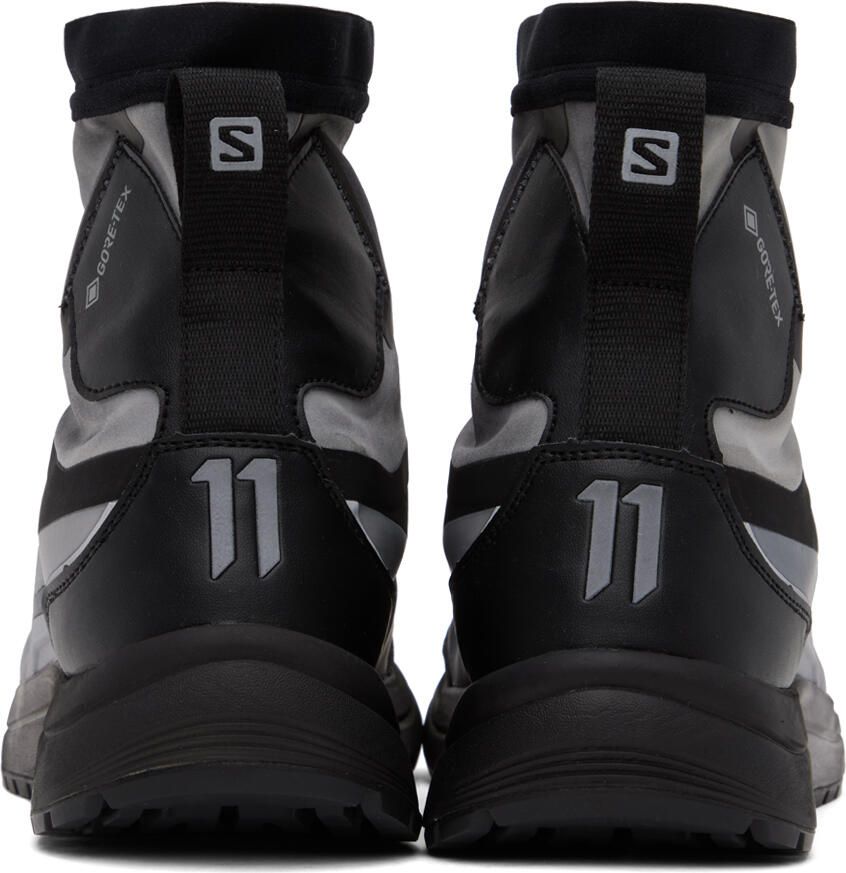 11 by Boris Bidjan Saberi Gray  Black Salomon Edition Bamba 2 GTX High Sneakers