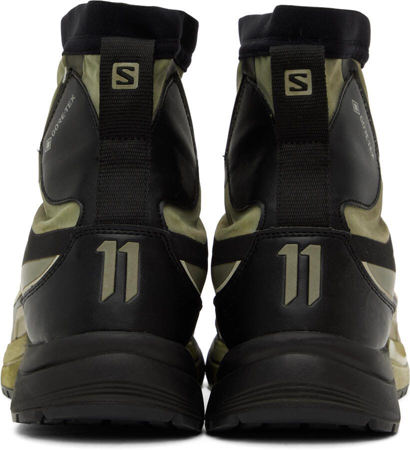 11 by Boris Bidjan Saberi Khaki  Black Salomon Edition Bamba 2 GTX High Sneakers