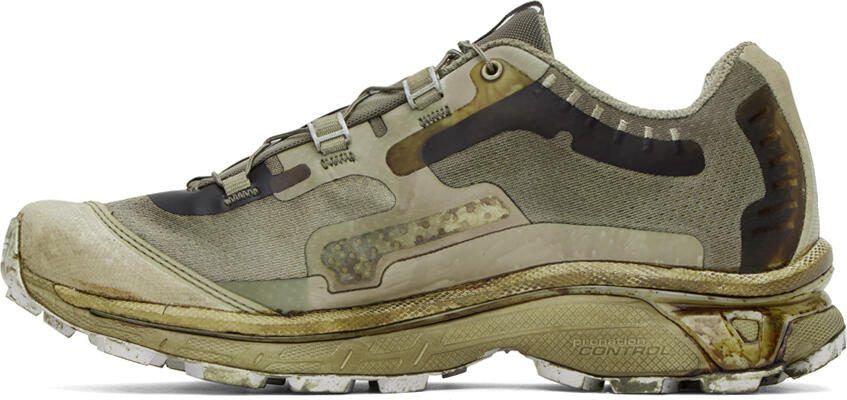 11 by Boris Bidjan Saberi Khaki Salomon Edition Bamba 5 Sneakers - Picture 3