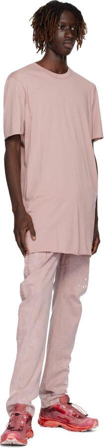 11 by Boris Bidjan Saberi Pink  Red Salomon Edition Bamba 5 Sneakers - Picture 4