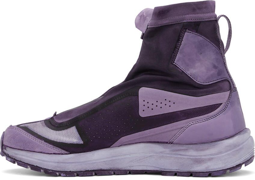 11 by Boris Bidjan Saberi Purple Salomon Edition Bamba 2 High Sneakers - Picture 3