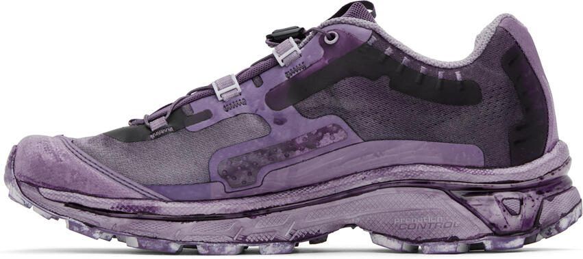 11 by Boris Bidjan Saberi Purple Salomon Edition Bamba 5 Sneakers - Picture 3