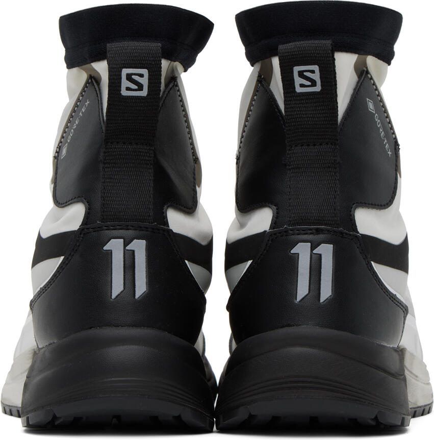 11 by Boris Bidjan Saberi White  Black Salomon Edition Bamba 2 High GTX Sneakers