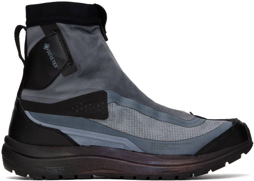 11 by Boris Bidjan Saberi Black  Navy Salomon Edition Bamba2 High GTX Sneakers