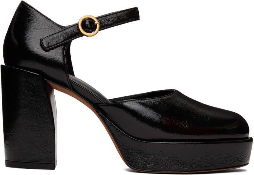 3.1 Phillip Lim Black Naomi Platform Mary Jane Heels - Picture 5