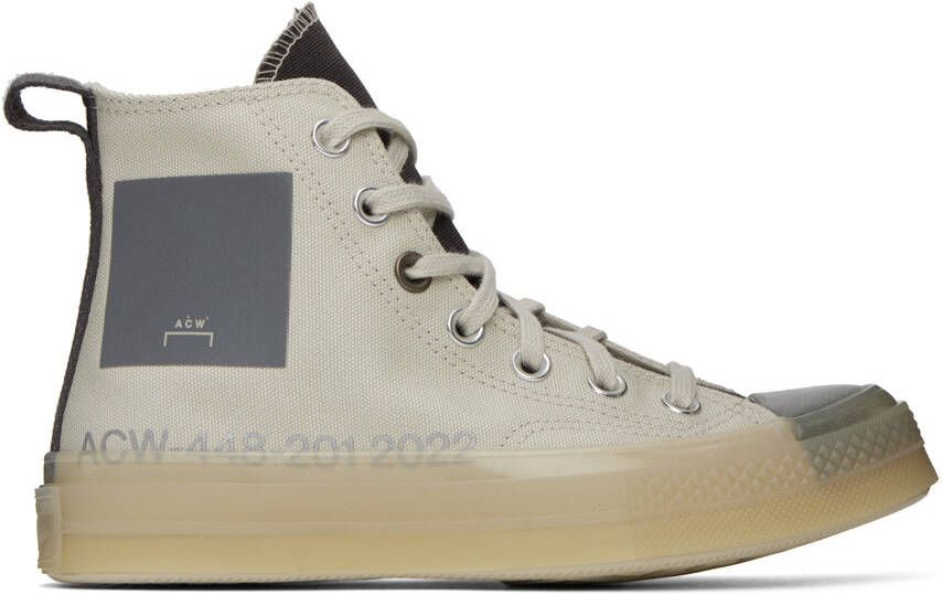 Converse Off-White  Gray A-COLD-WALL* Edition Chuck 70 Sneakers - Picture 5