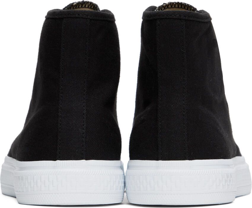 Acne Studios Black  White Canvas Sneakers