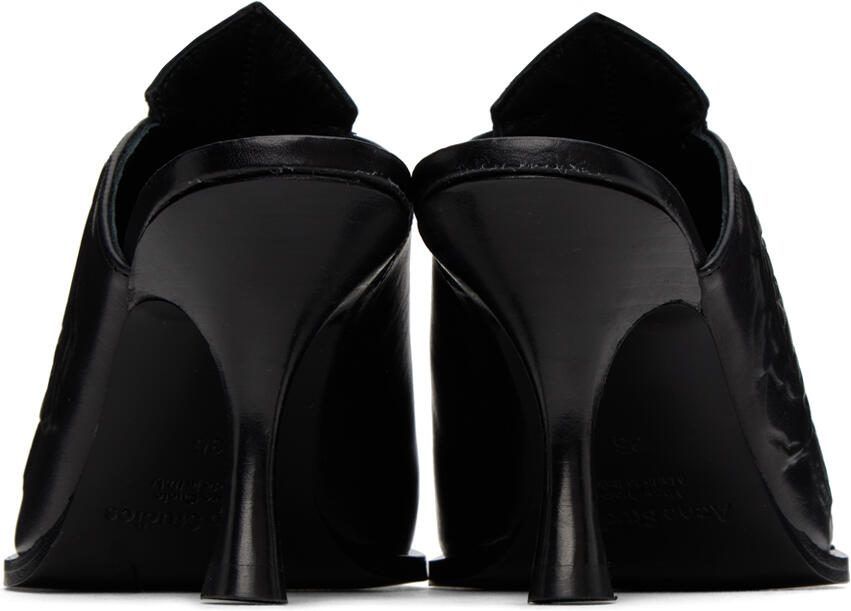 Acne Studios Black Embossed Mules