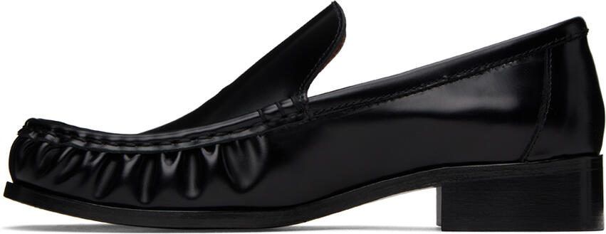Acne Studios Black Initials Loafers - Picture 3