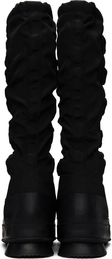 Acne Studios Black Lace-Up Boots - Picture 3