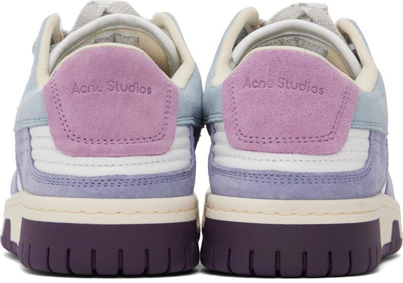 Acne Studios Blue  Purple Preppy Low Sneakers