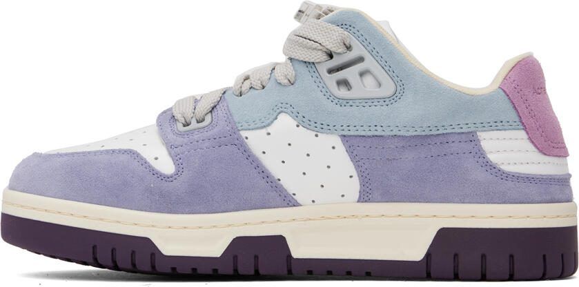 Acne Studios Blue  Purple Preppy Low Sneakers - Picture 3