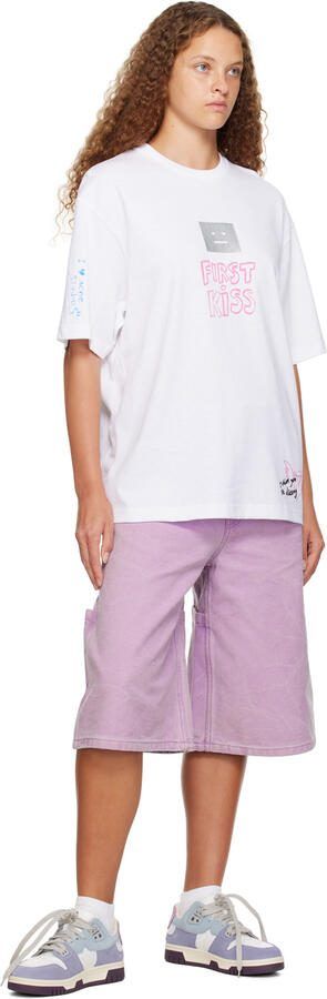 Acne Studios Blue  Purple Preppy Low Sneakers - Picture 4