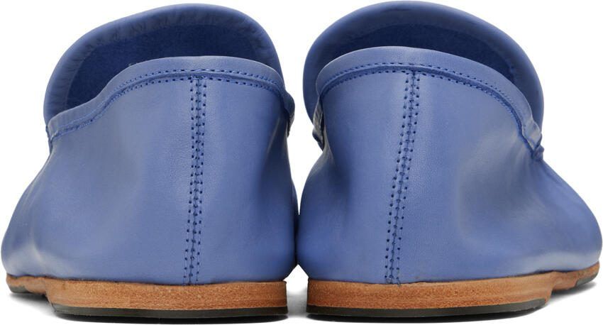 Acne Studios Blue Slip-On Loafers