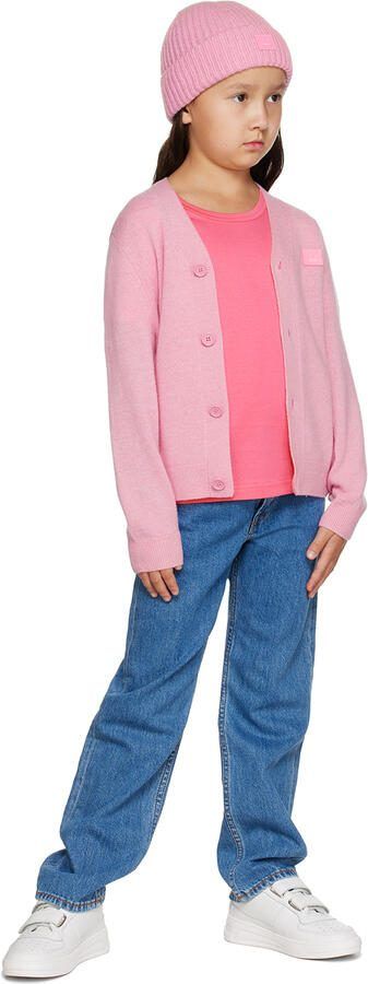 Acne Studios Kids White Velcro Strap Sneakers - Picture 4