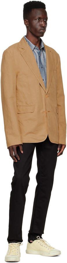 Acne Studios Yellow Ballow Tumbled Low Sneakers - Picture 4