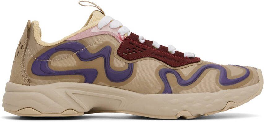 Acne Studios Taupe Ribbon Sneakers