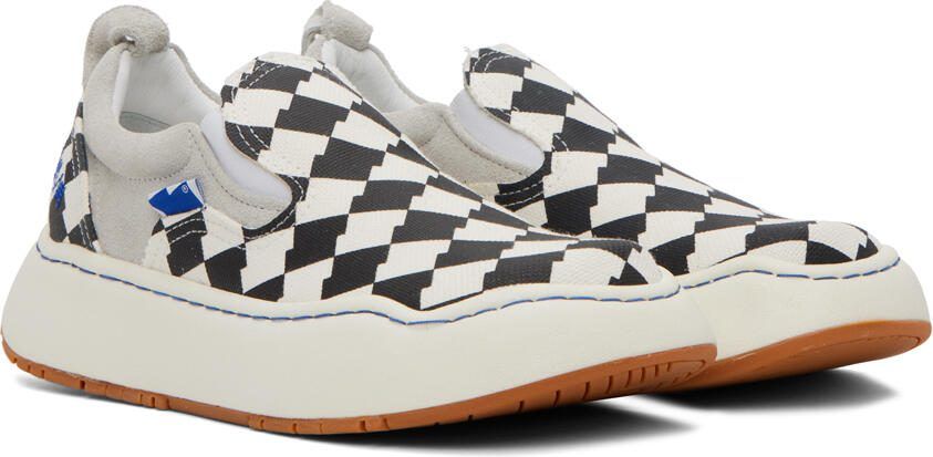 ADER error Black  White Lad Sneakers - Picture 2