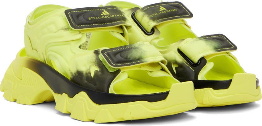 Adidas by Stella McCartney Green Hika Sandals - Picture 2