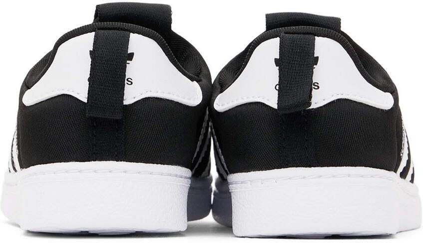 Adidas Kids Baby Black  White Superstar 360 Sneakers