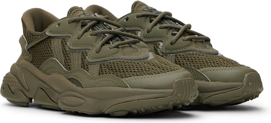 Adidas Kids Khaki Ozweego Big Kids Sneakers - Picture 2