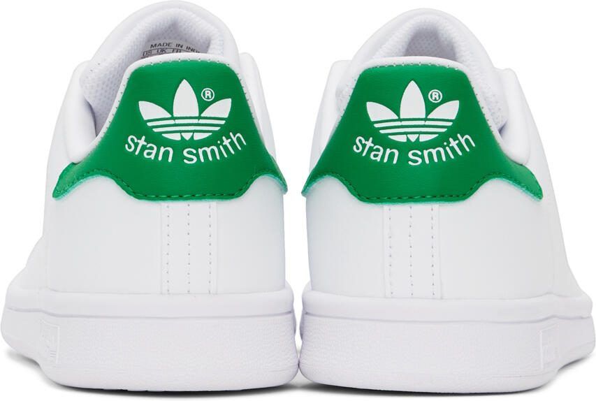 Adidas Kids White  Green Stan Smith Big Kids Sneakers
