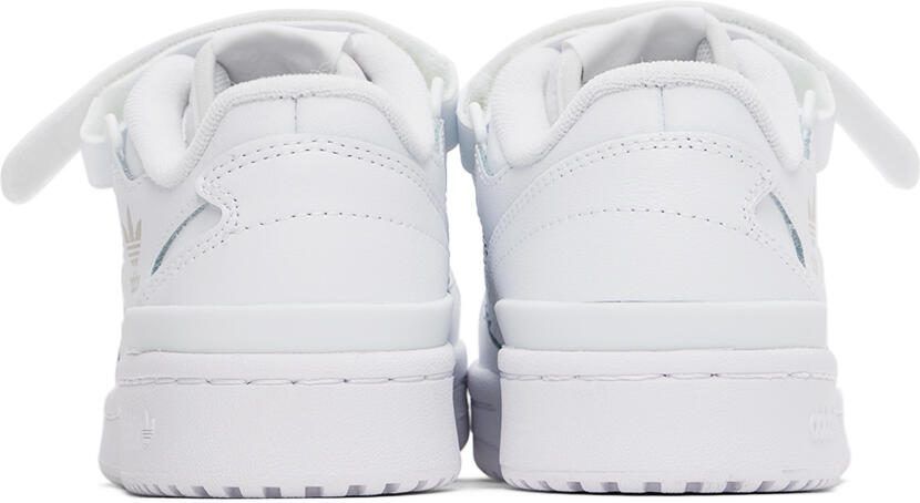 Adidas Kids White Forum Low Big Kids Sneakers - Picture 2