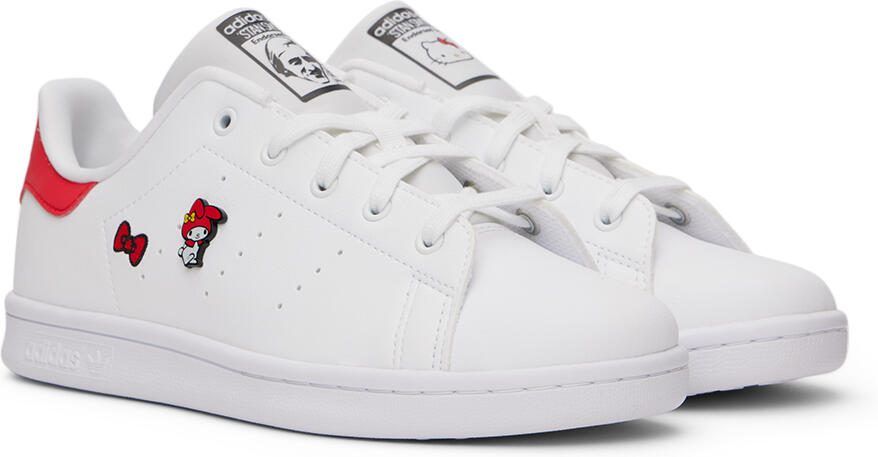 Adidas Kids White Hello Kitty Stan Smith Little Kids Sneakers - Picture 2