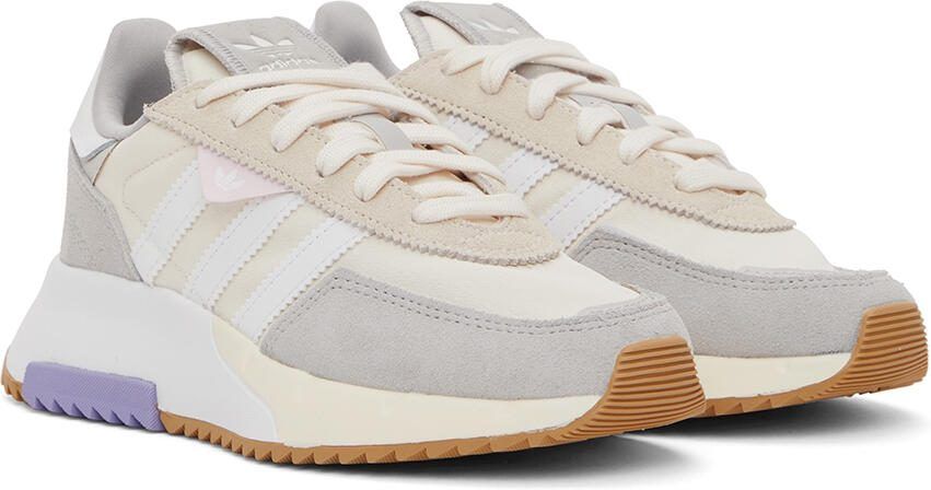 Adidas Originals Beige  Gray Retropy F2 Sneakers - Picture 2