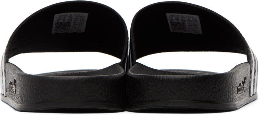 Adidas Originals Black  White Adilette Slides