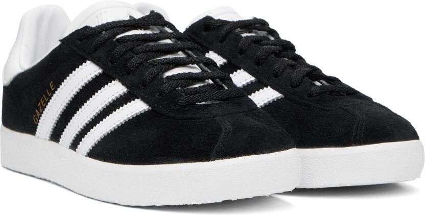 Adidas Originals Black  White Gazelle 85 Sneakers - Picture 2