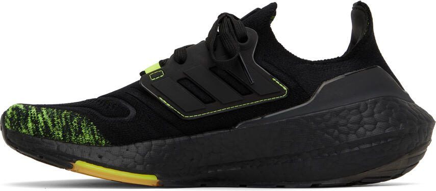 Adidas Originals Black  Yellow Ultraboost 22 Sneakers - Picture 3