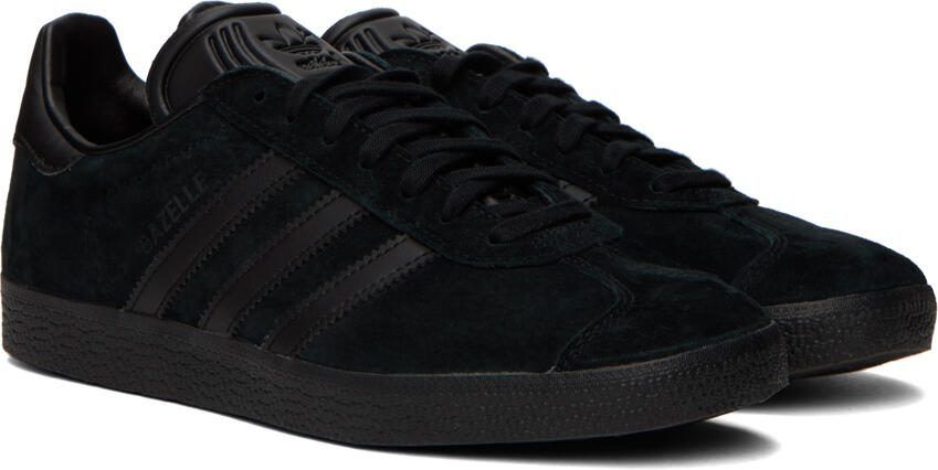 Adidas Originals Black Gazelle Sneakers - Picture 2
