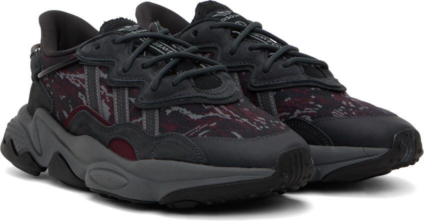 Adidas Originals Black Ozweego Sneakers - Picture 2