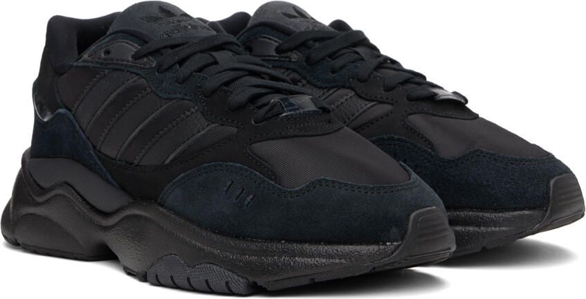 Adidas Originals Black Retropy F90 Sneakers - Picture 2