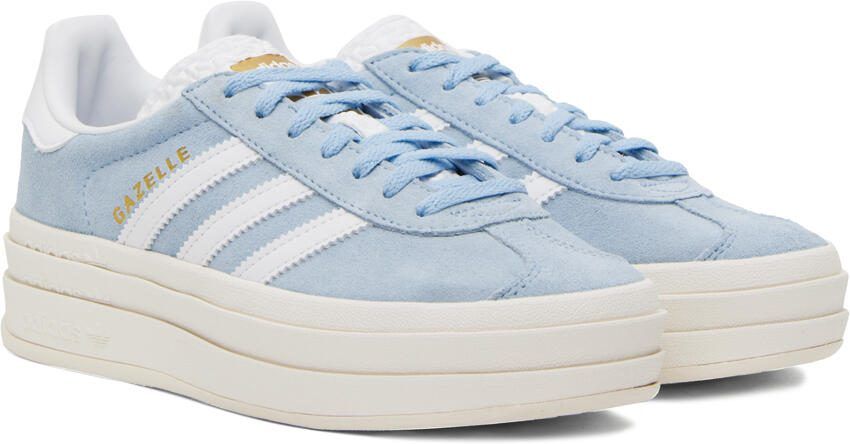 Adidas Originals Blue Gazelle Bold Sneakers - Picture 2